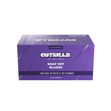 CUTZILLA 9mm 30° Snap off blades - Silver