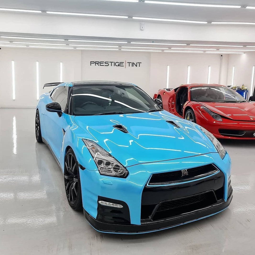 RB09-HD Caribbean Blue Gloss Metallic HD TeckWrap European Distributor