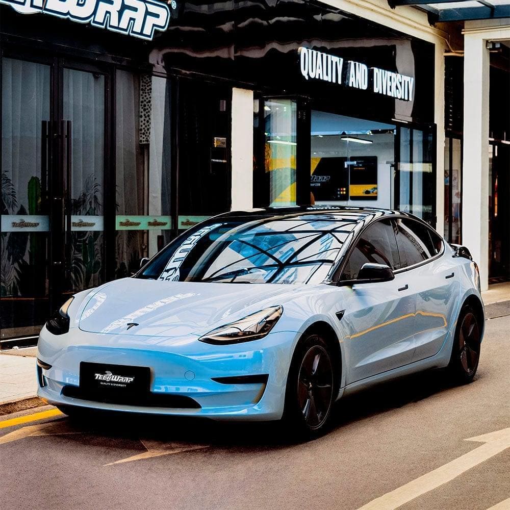 Seventy Seven　azure. Poitiers Azure 7,5x30 - Lazurowe płytki cegiełki połysk